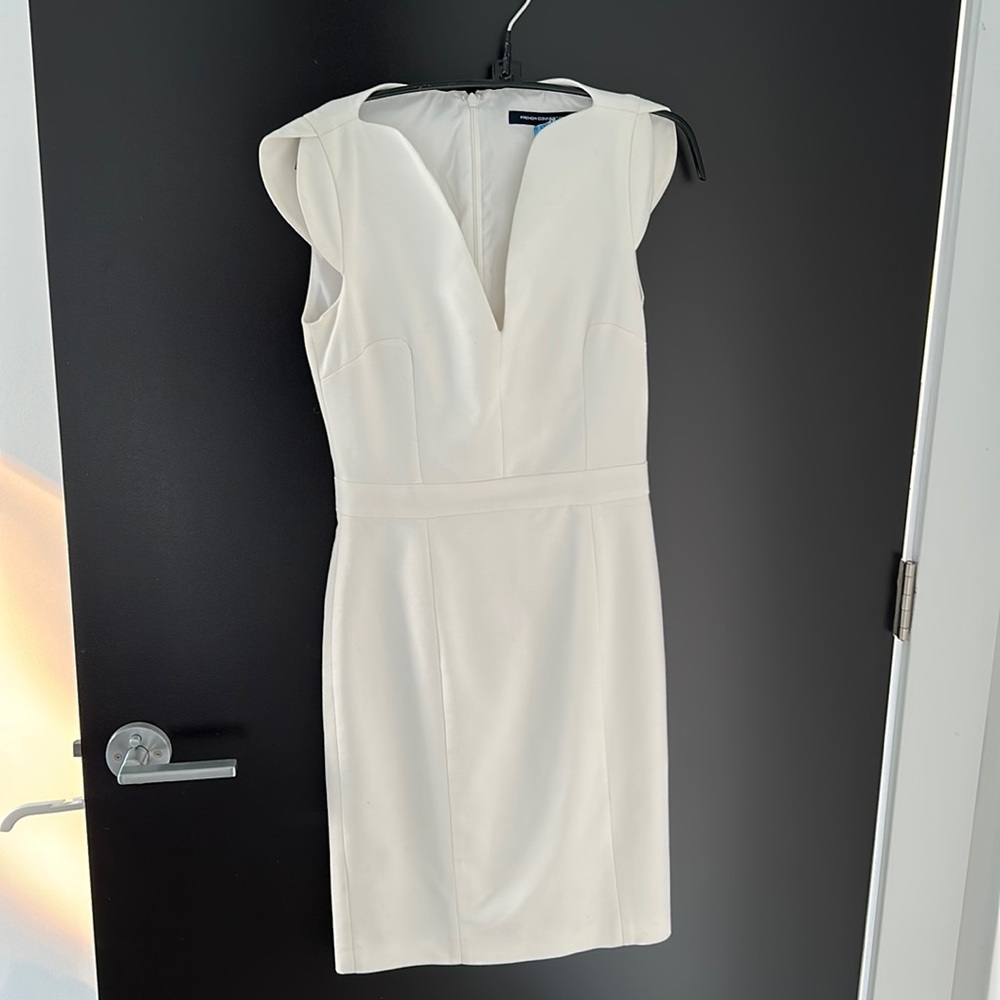 French Connection White Dress size 4